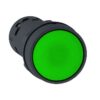 Nút nhấn thả Ø 22mm, N/O+N/C, màu xanh lá